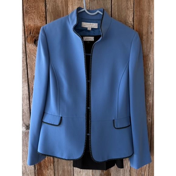 Tahari Pants - Tahari Arthur S. Levine 3 Piece Suit 8 Jacket, Sleeveless, Sweater & Slacks 2009